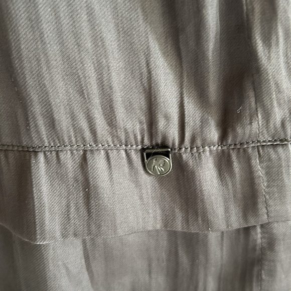 Gentlefawn Grey Sleeveless Lace Trim Sheath Dress Women's Size Lg - Picture 8 of 14